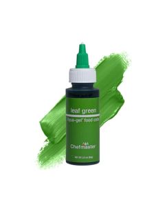 Chefmaster Leaf Green LiquaGel Food Coloring Vibrant Color ProfessionalGrade Dye for Icing Frosting Fondant Baking Decorating FadeResistant EasytoUse Made in USA 23 oz