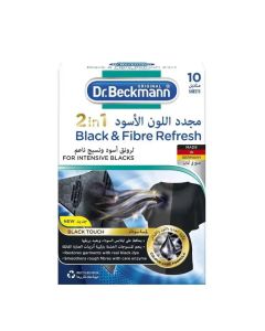 Dr Beckmann 2in1 Black And Fibre Refresh For Intensive Blacks For Real Black Dye Garments- 10 Sheets