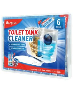 Vacplus Toilet Tank Cleaner 6 Pack Automatic Toilet Descaler Toilet Mold Remover Toilet Bowl Cleaners Remove Rust
