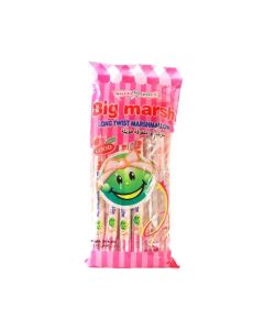 Sweet Garden Big Marsh Long Twist Marshmallow Candy, Pack of 24 x 20 gm