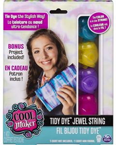Cool Maker Tidy Dye Jewel String Kit for Fabric Dying