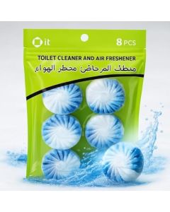 Toilet Cleaner Gel and Air Freshener Citrus Scent Disinfectant Limescale Remover and Odor Eliminator