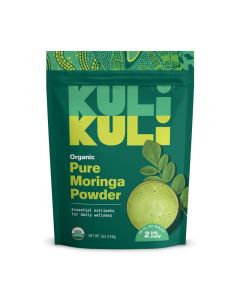 Kuli Kuli Moringa Oleifera Organic Leaf Powder Green Smoothie 100 Pure USDA Certified NonGMO Moringa Powder Great with Smoothies Tea and Food Single Pack 5 oz