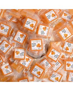 Sevenhills Toiletries 250 Pieces Hotel Accessories HotelGuest Room Glycerin Transparent Orange Carrot Soap 15g Pack of 250 Pieces