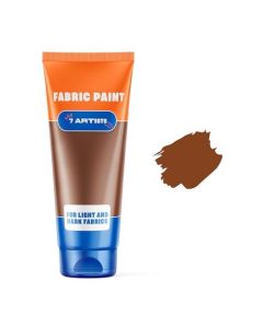 Brown Fabric Paint 2 fl oz Tube Permanent Fabric Paint Brown for Clothes Textile Clothing Paints for Cotton and Synthethic Fabrics Furniture Upholstery Shoes Sneakers TShirt Tote Bags