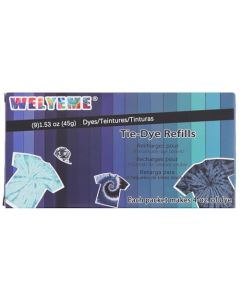 TieDye Kit Refill 9 Packets Tie Dye IndigoNavyBlack