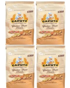 Caputo Antimo Gluten Free Pizza Flour 2.2 lb (Pack of 4) - All Natural Multi Purpose Flour & Starch Blend for Baking Pizza, Bread, & Pasta - 1Kg