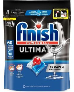 Finish Dishwasher Tablets Powerball Quantum 60's Regular