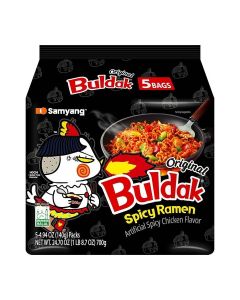 Samyang Buldak Spicy Chicken Ramen Noodles - 5 Pack (4.94 oz each)