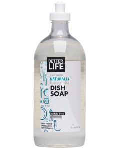 Better Life Dish Soap Unscented 22 Ounces