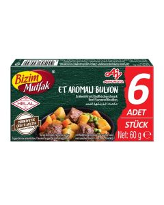 Bizim Mutfak Beef Flavoured Bouillon 6x10g