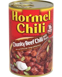 Hormel Chili Chunky Beef Chili with Beans