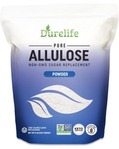 DureLife Pure Allulose Powder Sweetener - 5lb Non-GMO Sugar Replacement, Keto Certified, Zero Calories