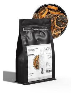 AWAFI MILL Dried Lime Slices 100g / Dehydrated Citrus Wheels / Tea and Drink Garnish