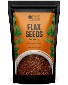Bliss of Earth Raw Flax Seeds 100 g / Omega-3 Rich Superfood • High-Protein • Healthy and helps with Weight-Loss