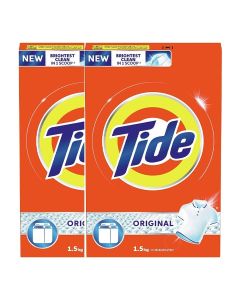 Automatic Powder Laundry Detergent Original Scent 1.5kg Pack of 2
