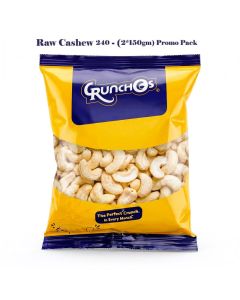 Crunchos Raw Cashew 240 2*150 Gm Promo