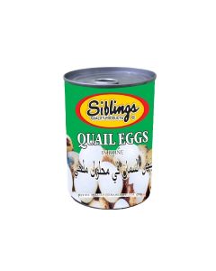 Siblings Quail Eggs In Brine 425Gm