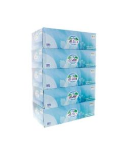 AL AIN SOFT FACIAL TISSUES 2 PLY 200 SHEET PACK OF 5
