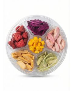 Freeze Dried Fruit Fruits Mix Gift Tray - 6 Varieties (35g Each) Strawberry, Mango & More - 210g