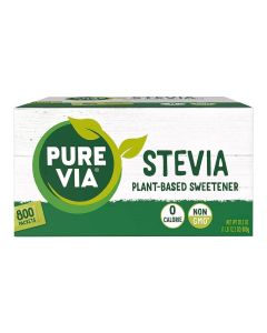 Pure Via Stevia Sweetener 282oz 800 packets