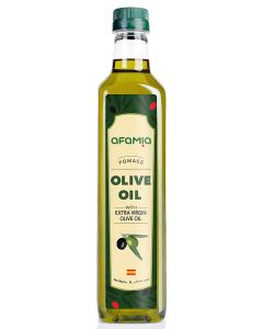 Afamia Spanish Pomace Olive Oil 1L PET / Refined Olive Pomace Oil / High Smoke Point / Perfect for Everyday Cooking