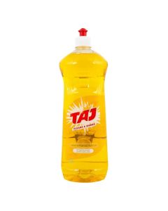 TAJ Dishwashing Liquid 1L Premium Lemon Strong Grease Removal Dish Wash