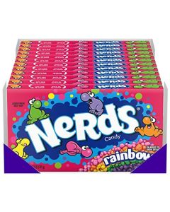 Nerds Candy Rainbow 5 Ounce Movie Theater Candy Boxes Pack of 12