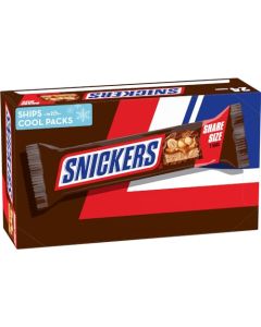 SNICKERS Candy Milk Chocolate Bars Share Size Bulk Pack 329 oz Bar Pack of 24