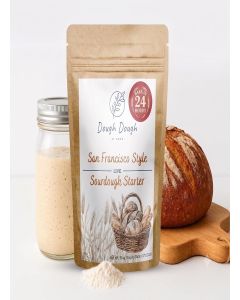 San Francisco Style Dehydrated Sourdough Starter – Activates in Just 24 Hours – Bake Fresh Artisan Bread Fast – 15g