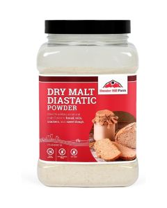 Hoosier Hill Farm Dry Malt Diastatic Powder, 1.5 Lb - Ideal for Baking Bread, Rolls, and Cookies
