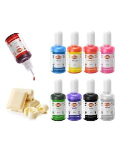 Oil Based Food Coloring, 15ml Large Capacity Food Coloring for Icing, Dye Color for Chocolate Candy Cake, Edible Oil Food Grade Dye for Baking, Fondant & Forsting