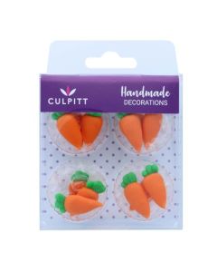Culpitt 381 Carrot Sugar Pipings 12 Pack 25 Centimetre Orange