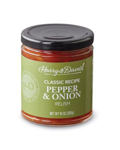 Harry David Classic Recipe Pepper Onion Relish 10 Ounces Hot Dog Topping Hamburger Relish Condiment Staple