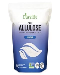 DureLife 100% Pure Allulose Powdered Sweetener, No Erythritol, 1 lb