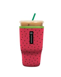 Sok It JavaSok Iced Coffee Cold Soda Insulated Neoprene Cup Sleeve Watermelon Sugar Large 3032oz