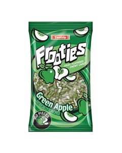 Tootsie Roll Frooties Chewy Candy 360piece Bag Gluten and Peanut Free Green Apple 388 Ounce