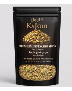 Kajoul Premium Pistachio Slices – Pure & Natural, No Added Salt or Oil