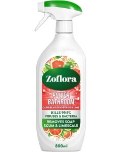 Zoflora Caribbean Grapefruit & Lime Power Bathroom Cleaner 800ml