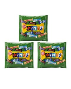 Mars Minis Mixed Chocolate 400g (Pack of 3 - 60 Pieces)