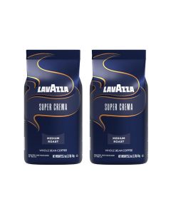 Lavazza Super Crema Coffee Beans 1kg (Pack of 2)