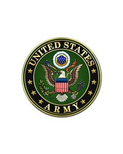 8 Round Cake United States Army Logo Birthday Edible Cake or Cupcake