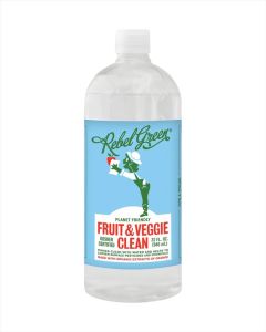 Rebel Green Fruit and Veggie Wash Natural Fruit and Vegetable Produce Cleaner
