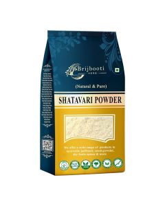 BIRJU MAHAVIR 400 Gr Pili Shatavari Powder - Yellow Asparagus Racemosus, Natural (BMKB-3)