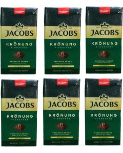 Jacobs Kronung Ground Coffee, 17.6 Oz. (6 Pack)