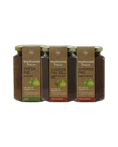 MYMOUNE Premium Fig Preserves Bundle / Curated Lebanese Fig Selection / Smart Value Set