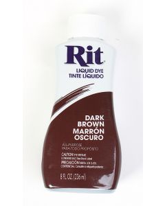 Rit Dye Liquid Dye 8 fl oz Dark Brown 3Pack