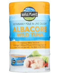 Wild Planet Wild Albacore Tuna Cans 5 Ounce 4 Pack