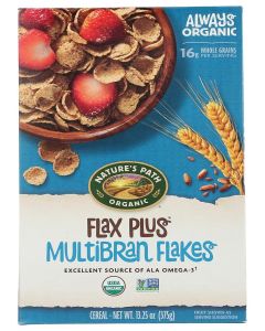 Nature's Path Organic Flax Plus Multibran Flakes Cereal - 13.25oz/375g
