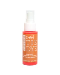 SEI Neon Orange Tie Dye Spray Bottle 2oz Non Toxic Fabric Dye Spray DIY Permanent Clothing Dye Ready to Use Tie Dye Supplies